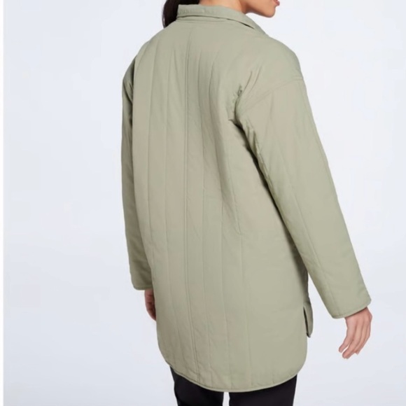 Women's Olive Sage Quilted Jacket - Picture 2 of 5